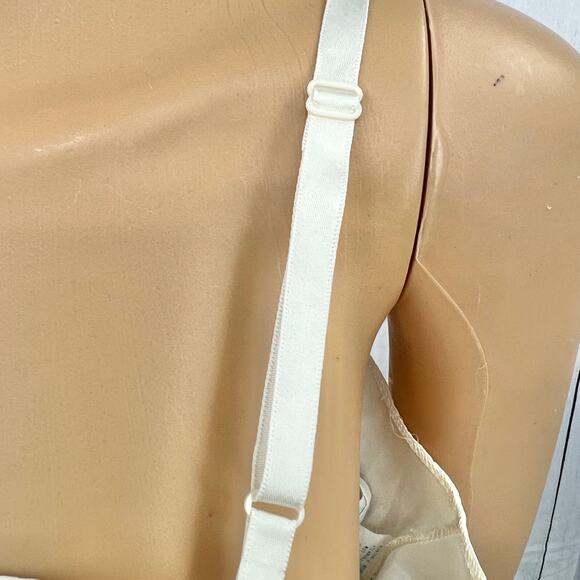 Undercover Wear American VINTAGE 60's Cream Sheer Crop Top Floral SZ Medium - Picture 6 of 7